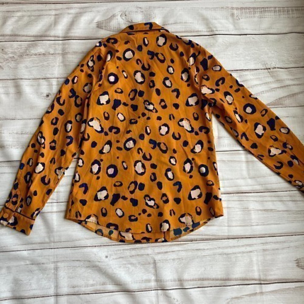 3.1 Phillip Lim x Target Orange Leopard Print Blazer Jacket Size XS - Picture 8 of 8